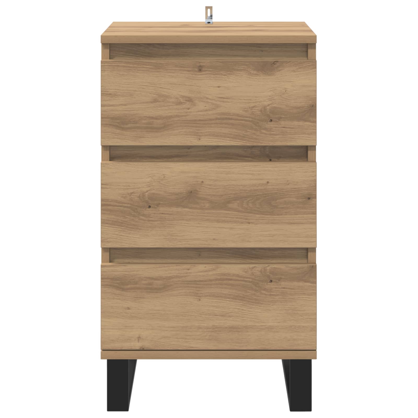 vidaXL Sideboard mit Schubladen Artisan-Eiche Holzwerkstoff