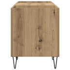 vidaXL Schallplattenschrank mit Regal Artisan-Eiche 121 x 38 x 48 cm