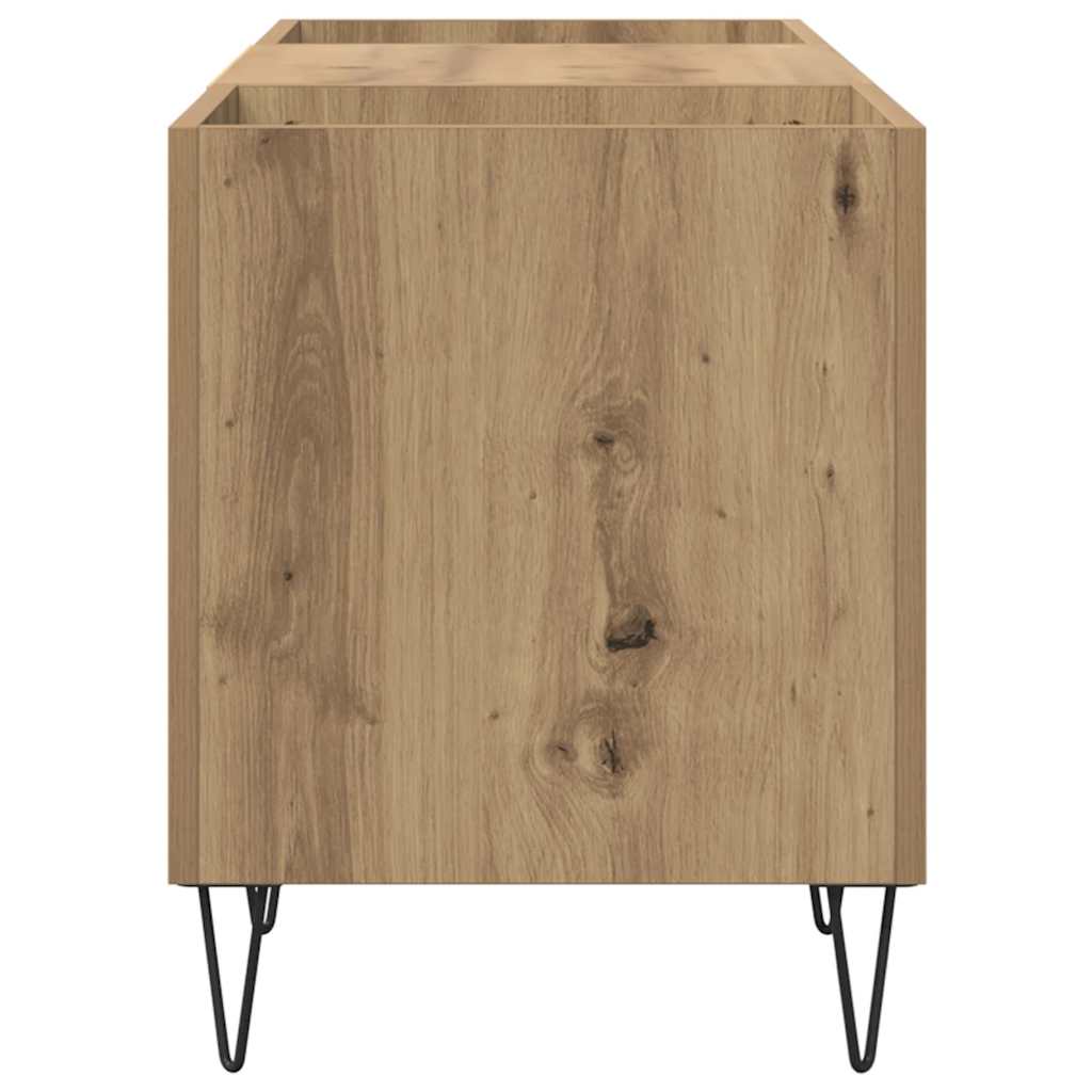 vidaXL Schallplattenschrank mit Regal Artisan-Eiche 121 x 38 x 48 cm