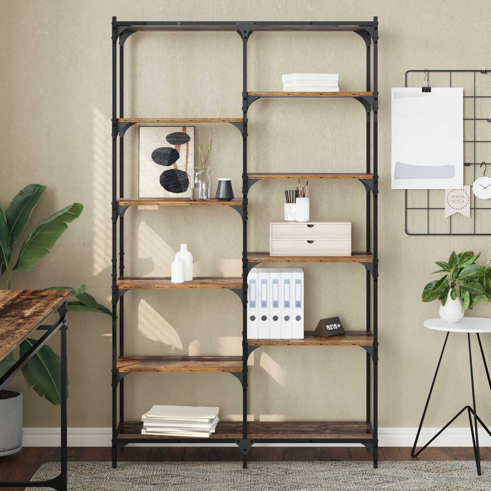 vidaXL Regal Altholz 100 x 32 x 170 cm Holzwerkstoff