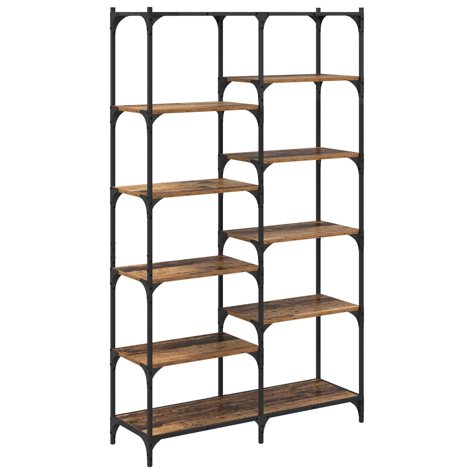 vidaXL Regal Altholz 100 x 32 x 170 cm Holzwerkstoff