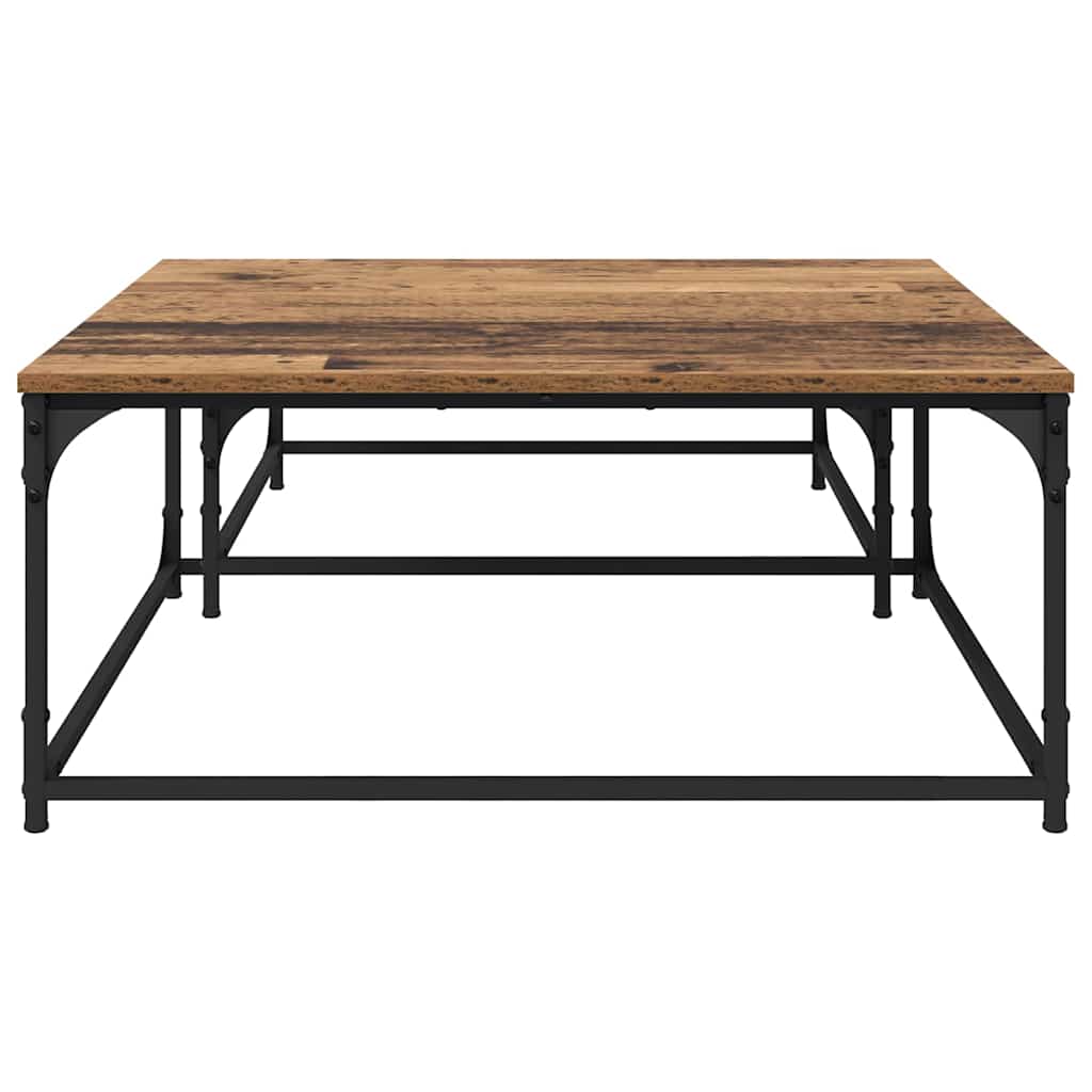 vidaXL Couchtisch 2 pcs Altholz Holzwerkstoff