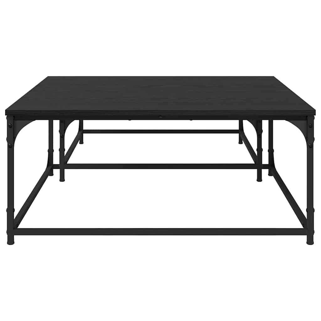 vidaXL Couchtisch 2 pcs Schwarz Eichen-Optik Holzwerkstoff