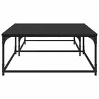 vidaXL Couchtisch 2 pcs Schwarz Eichen-Optik Holzwerkstoff