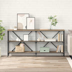 vidaXL Konsolentisch Artisan-Eiche 160 x 30 x 75 cm Holzwerkstoff