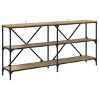 vidaXL Konsolentisch Artisan-Eiche 160 x 30 x 75 cm Holzwerkstoff