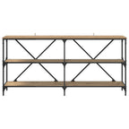 vidaXL Konsolentisch Artisan-Eiche 160 x 30 x 75 cm Holzwerkstoff