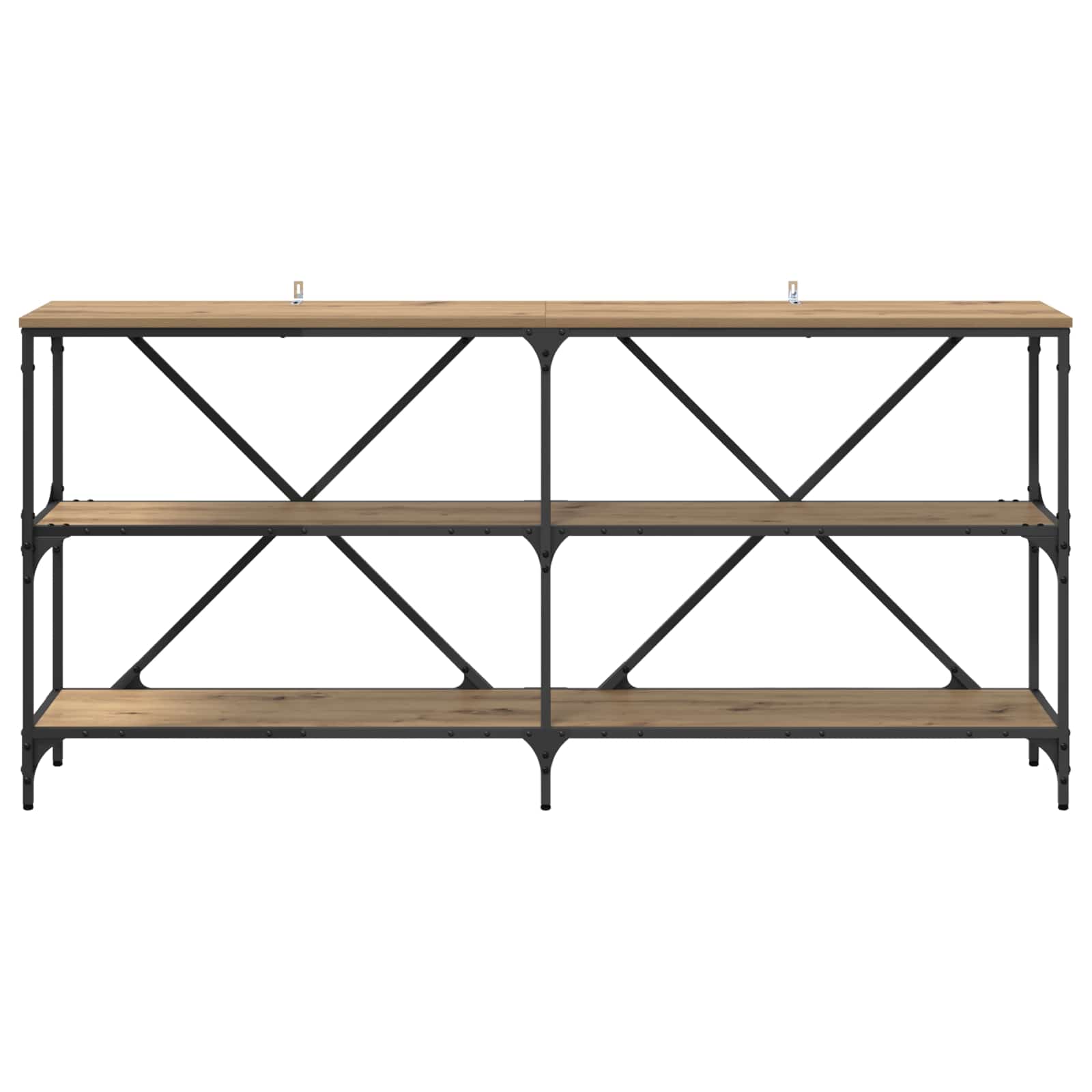 vidaXL Konsolentisch Artisan-Eiche 160 x 30 x 75 cm Holzwerkstoff