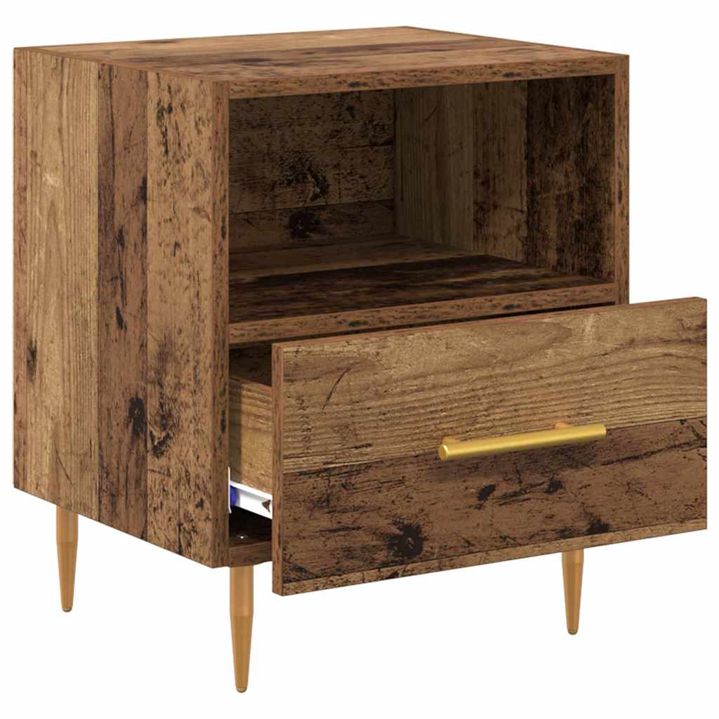 vidaXL Nachttisch mit Schubladen Braun 40 x 35 x 47,5 cm Holzwerkstoff
