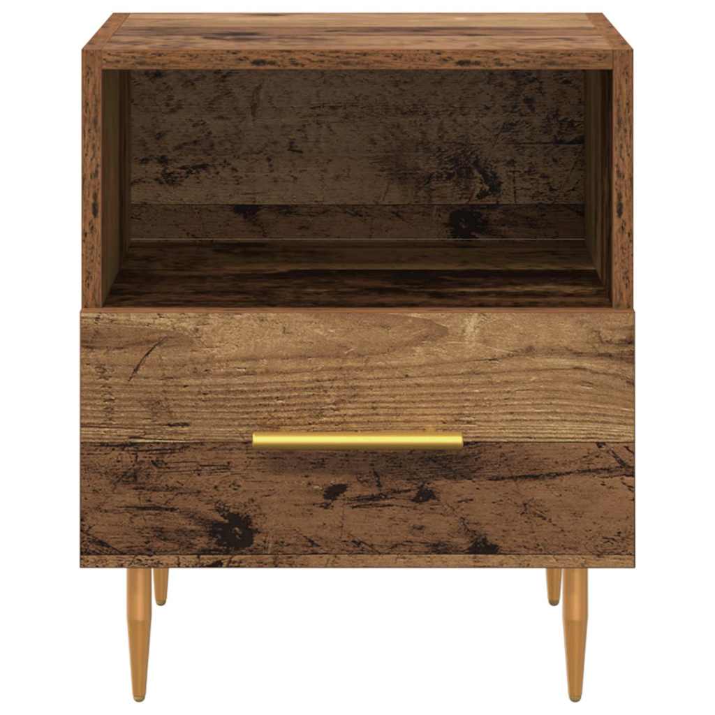 vidaXL Nachttisch mit Schubladen Braun 40 x 35 x 47,5 cm Holzwerkstoff