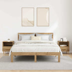 vidaXL Nachttisch 2 pcs Braun 40 x 35 x 47,5 cm Holzwerkstoff