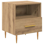 vidaXL Nachttisch 2 pcs Braun 40 x 35 x 47,5 cm Holzwerkstoff