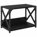 vidaXL Druckerständer Schwarz Eichen-Optik 44 x 26 x 31,5 cm