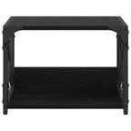 vidaXL Druckerständer Schwarz Eichen-Optik 44 x 26 x 31,5 cm