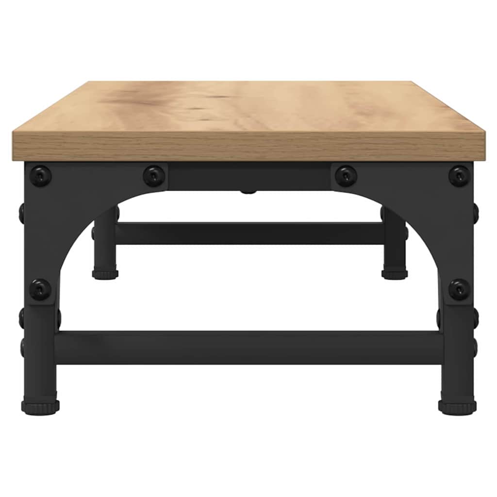 vidaXL Monitor Halterung Artisan-Eiche 55 x 23 x 14 cm Holzwerkstoff