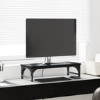 vidaXL Monitor Halterung Schwarz Eichen-Optik 55 x 23 x 14 cm