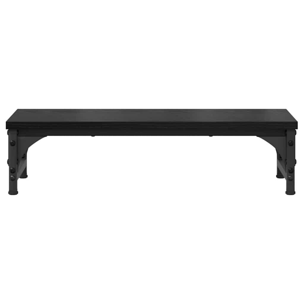 vidaXL Monitor Halterung Schwarz Eichen-Optik 55 x 23 x 14 cm