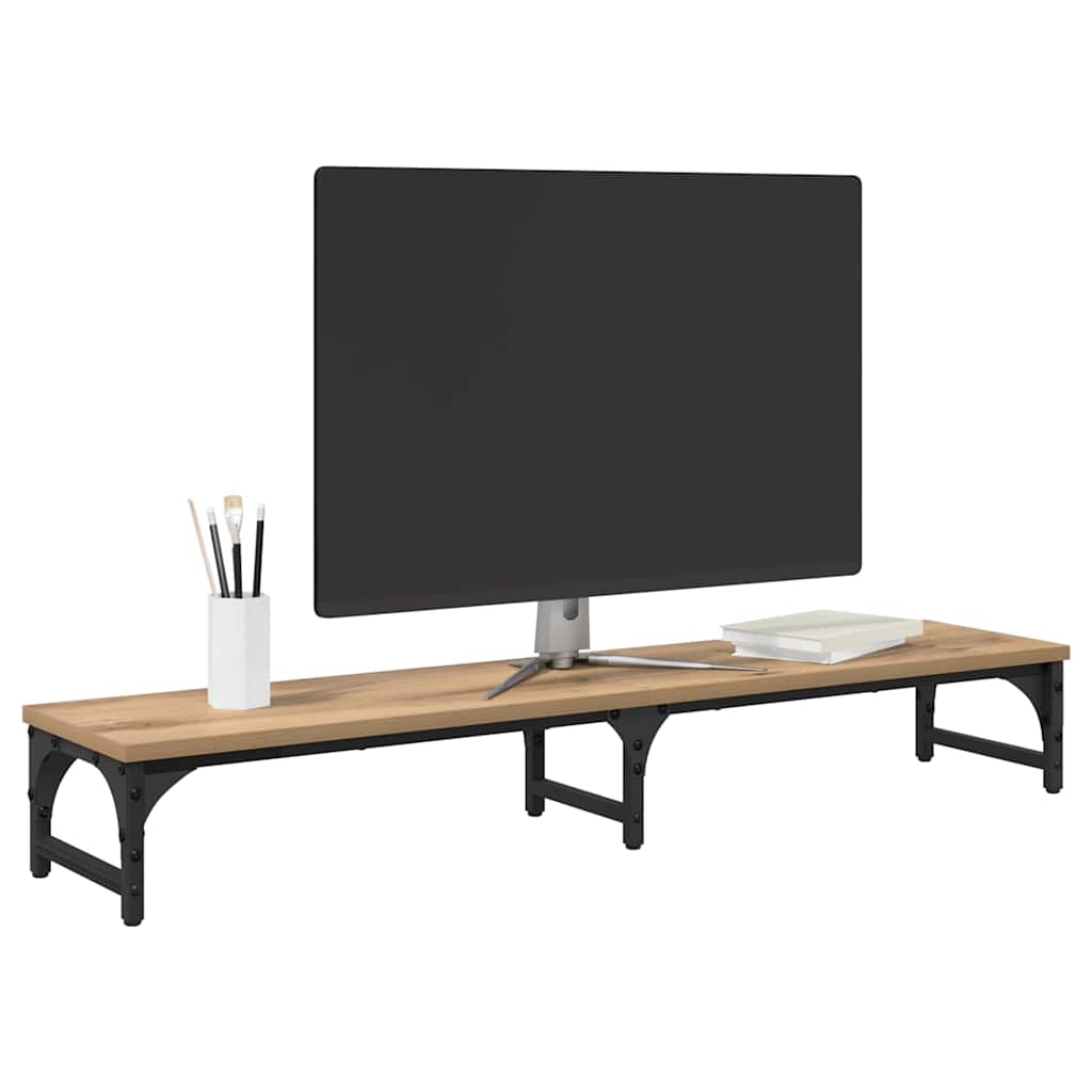 vidaXL Monitor Halterung Artisan-Eiche 105 x 23 x 15,5 cm