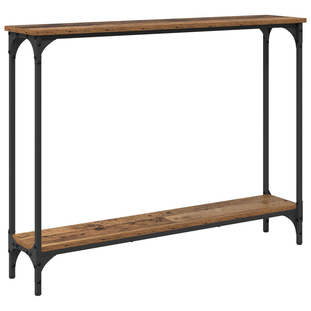 vidaXL Konsolentisch Altholz 100 x 22,5 x 75 cm Holzwerkstoff