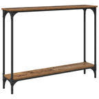 vidaXL Konsolentisch Altholz 100 x 22,5 x 75 cm Holzwerkstoff