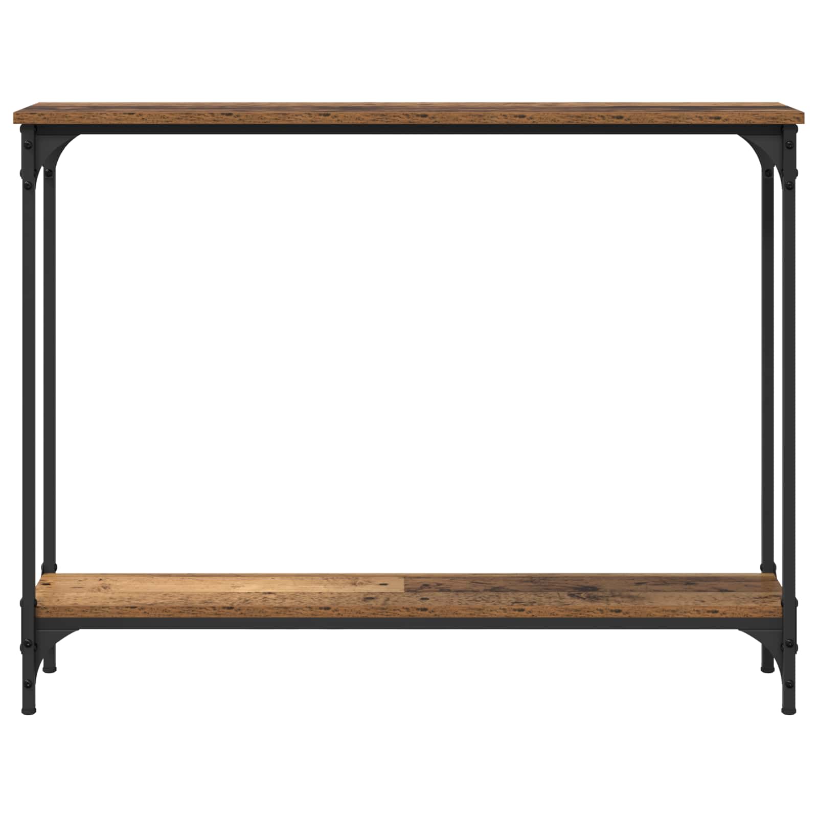 vidaXL Konsolentisch Altholz 100 x 22,5 x 75 cm Holzwerkstoff
