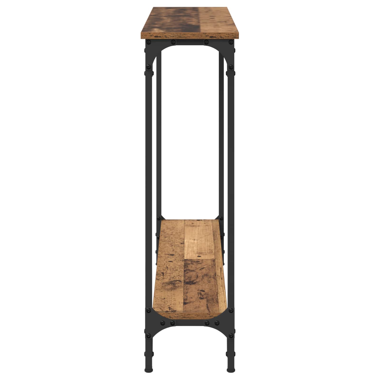 vidaXL Konsolentisch Altholz 100 x 22,5 x 75 cm Holzwerkstoff