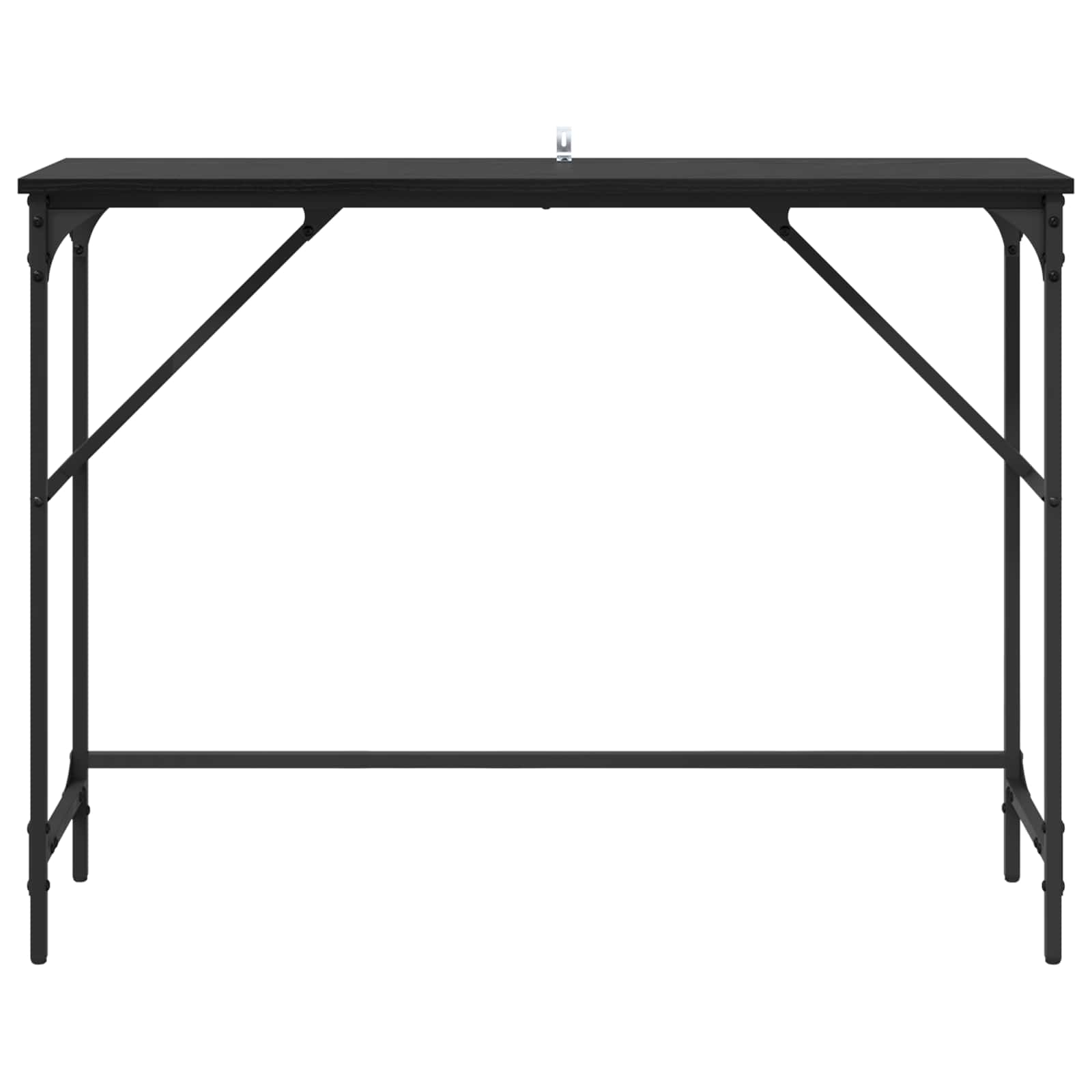 vidaXL Konsolentisch Schwarz Eichen-Optik 100 x 32 x 75 cm