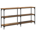 vidaXL Konsolentisch Altholz 150 x 29 x 75 cm Sperrholz und Metall