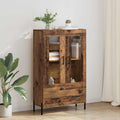 vidaXL Highboard Corona Altholz 69,5 x 31 x 115 cm Holzwerkstoff