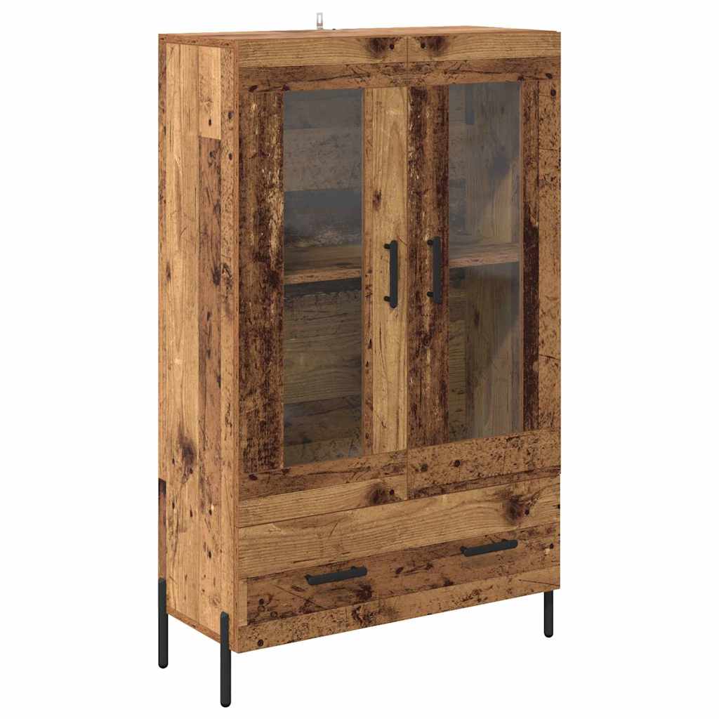 vidaXL Highboard Corona Altholz 69,5 x 31 x 115 cm Holzwerkstoff