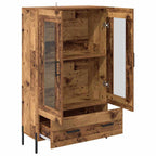 vidaXL Highboard Corona Altholz 69,5 x 31 x 115 cm Holzwerkstoff