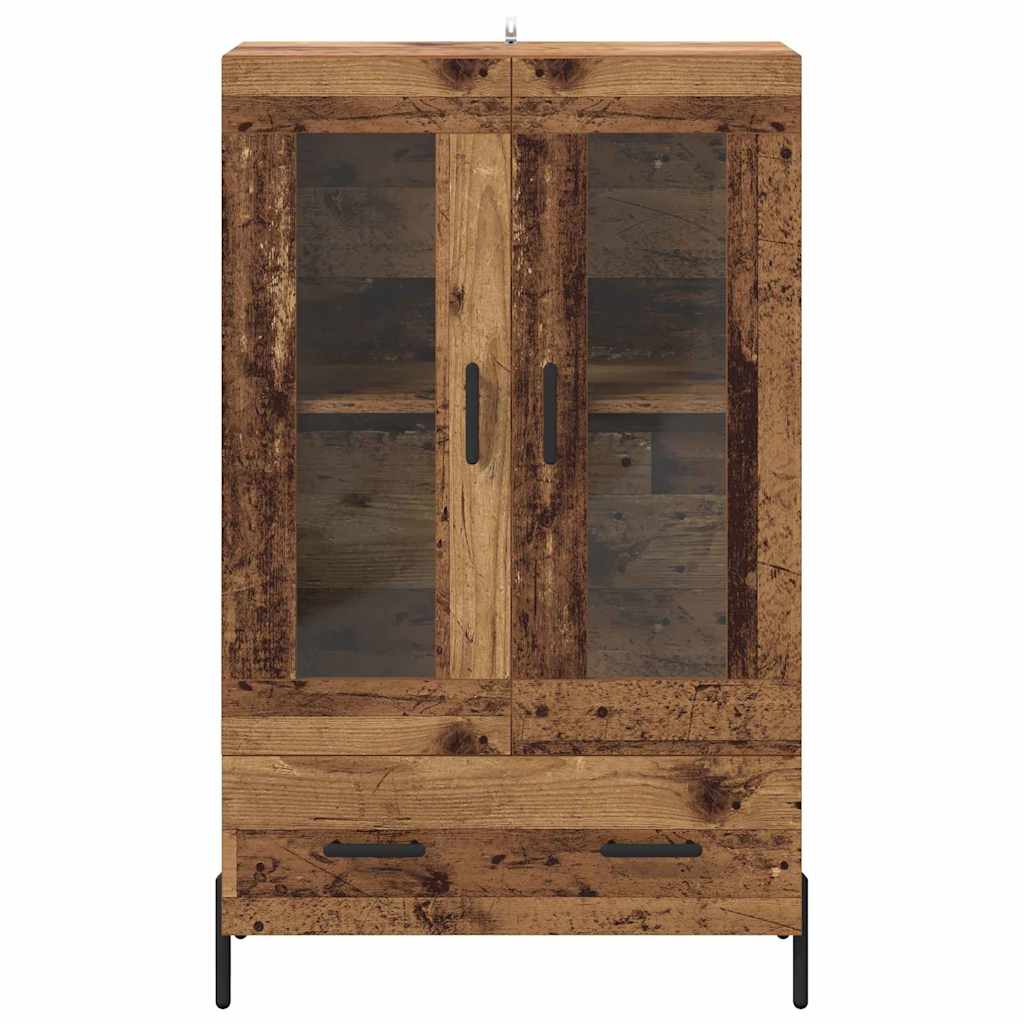 vidaXL Highboard Corona Altholz 69,5 x 31 x 115 cm Holzwerkstoff