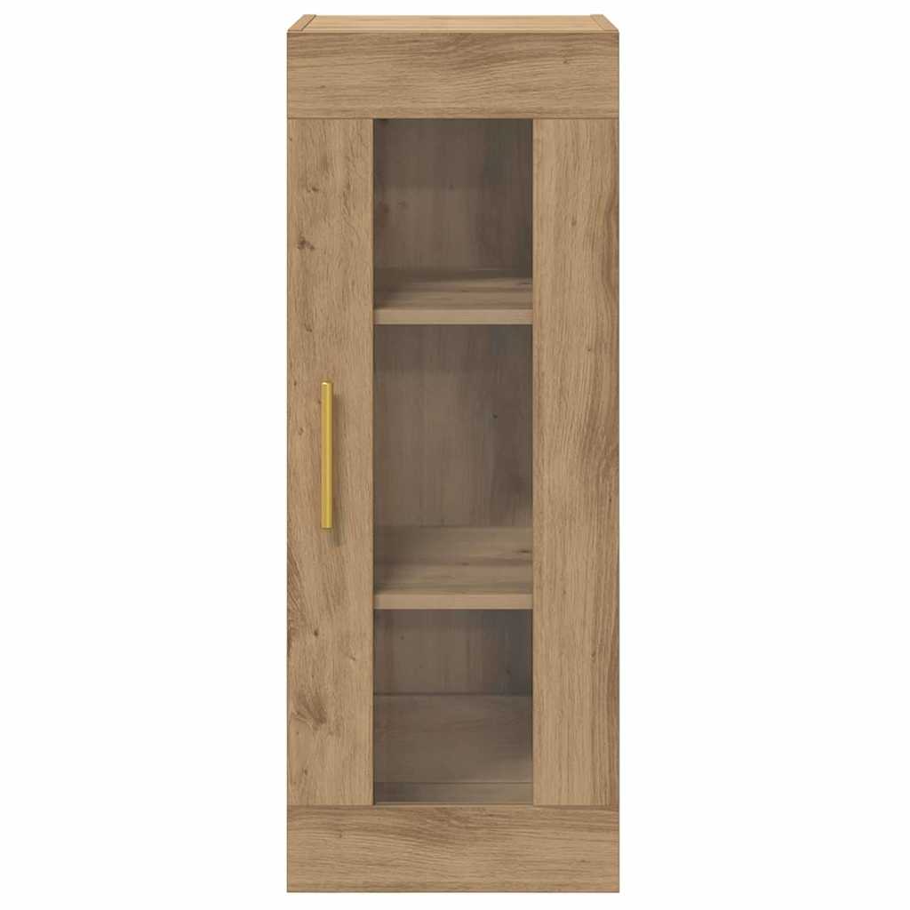 vidaXL Wandschrank Artisan-Eiche 34,5 x 34 x 90 cm