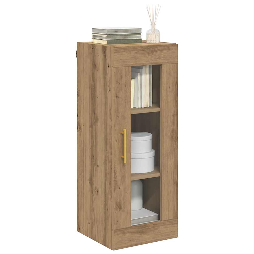 vidaXL Wandschrank Artisan-Eiche 34,5 x 34 x 90 cm