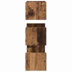 vidaXL Wandregal-Set mit Regal 3 pcs Altholz 40x16x14cm Holzwerkstoff