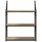 vidaXL Wandregal Artisan-Eiche 60 x 21 x 78,5 cm Holzwerkstoff