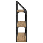 vidaXL Wandregal Artisan-Eiche 60 x 21 x 78,5 cm Holzwerkstoff