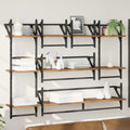 vidaXL Wandregal-Set 6 pcs Altholz 100 x 25 x 30 cm Holzwerkstoff