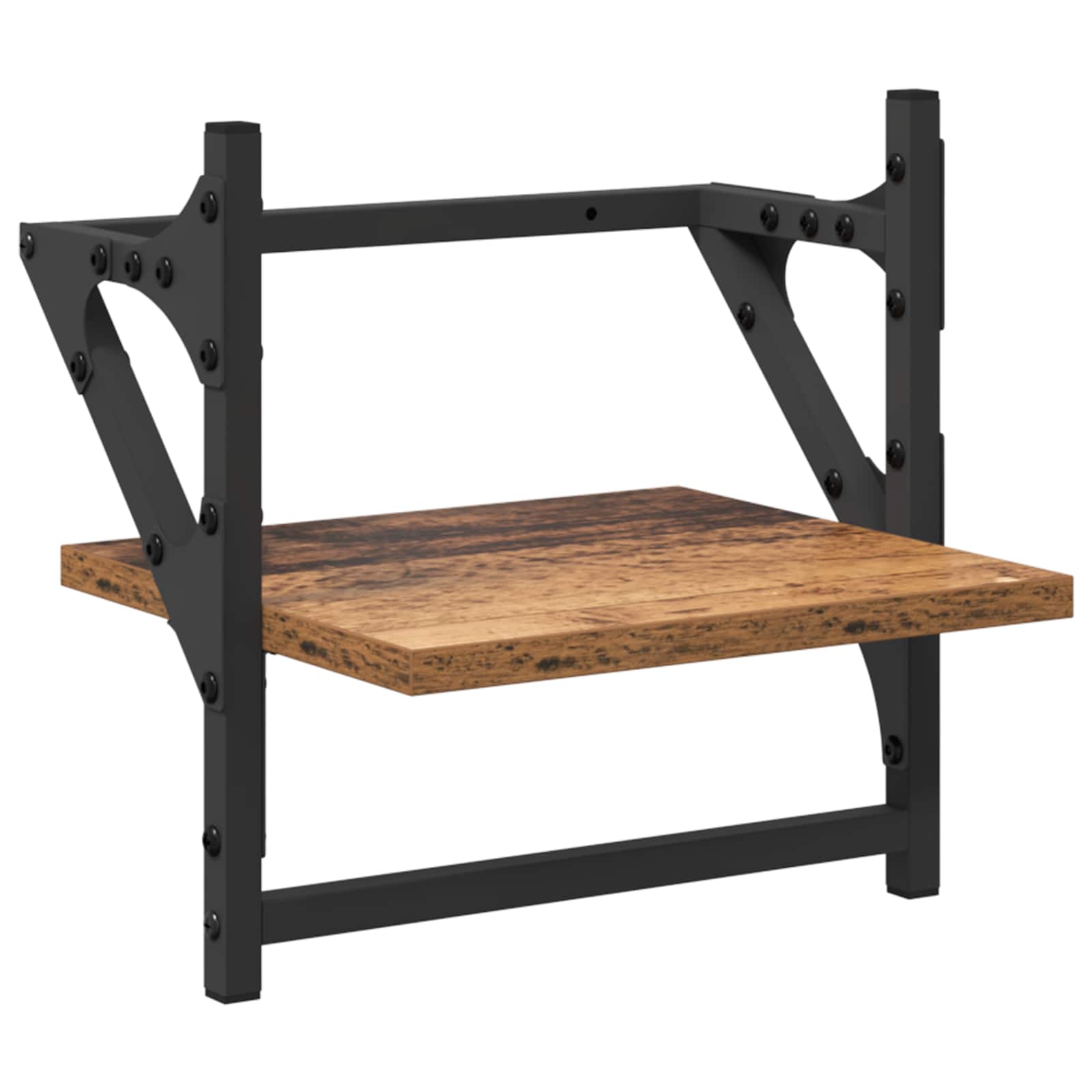 vidaXL Wandregal-Set 6 pcs Altholz 100 x 25 x 30 cm Holzwerkstoff