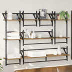 vidaXL Wandregal-Set mit Regal 6 pcs Artisan-Eiche 100 x 25 x 30 cm