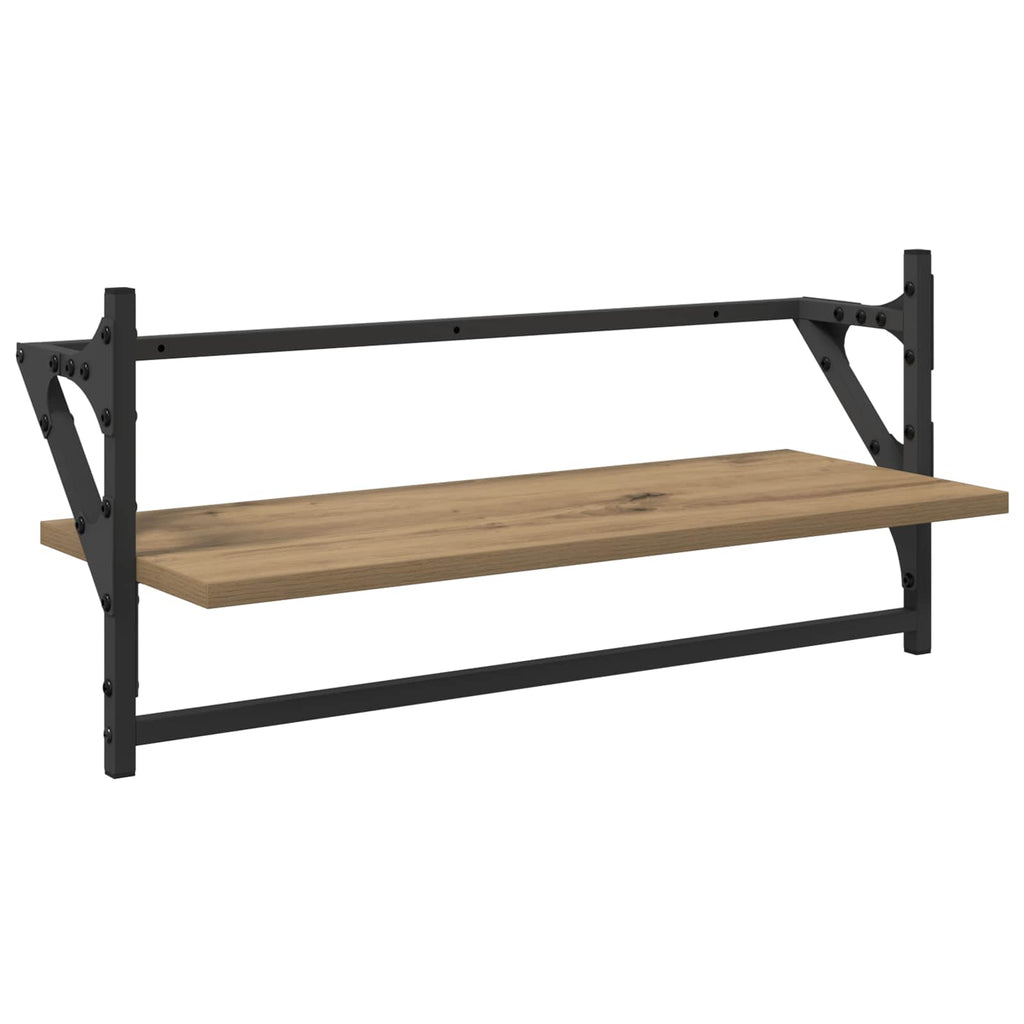 vidaXL Wandregal-Set mit Regal 6 pcs Artisan-Eiche 100 x 25 x 30 cm