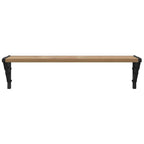 vidaXL Wandregale 2 pcs Artisan-Eiche 60 x 15 x 15,5 cm Holzwerkstoff
