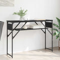 vidaXL Konsolentisch Schwarz Eichen-Optik 105x30x75cm Holzwerkstoff