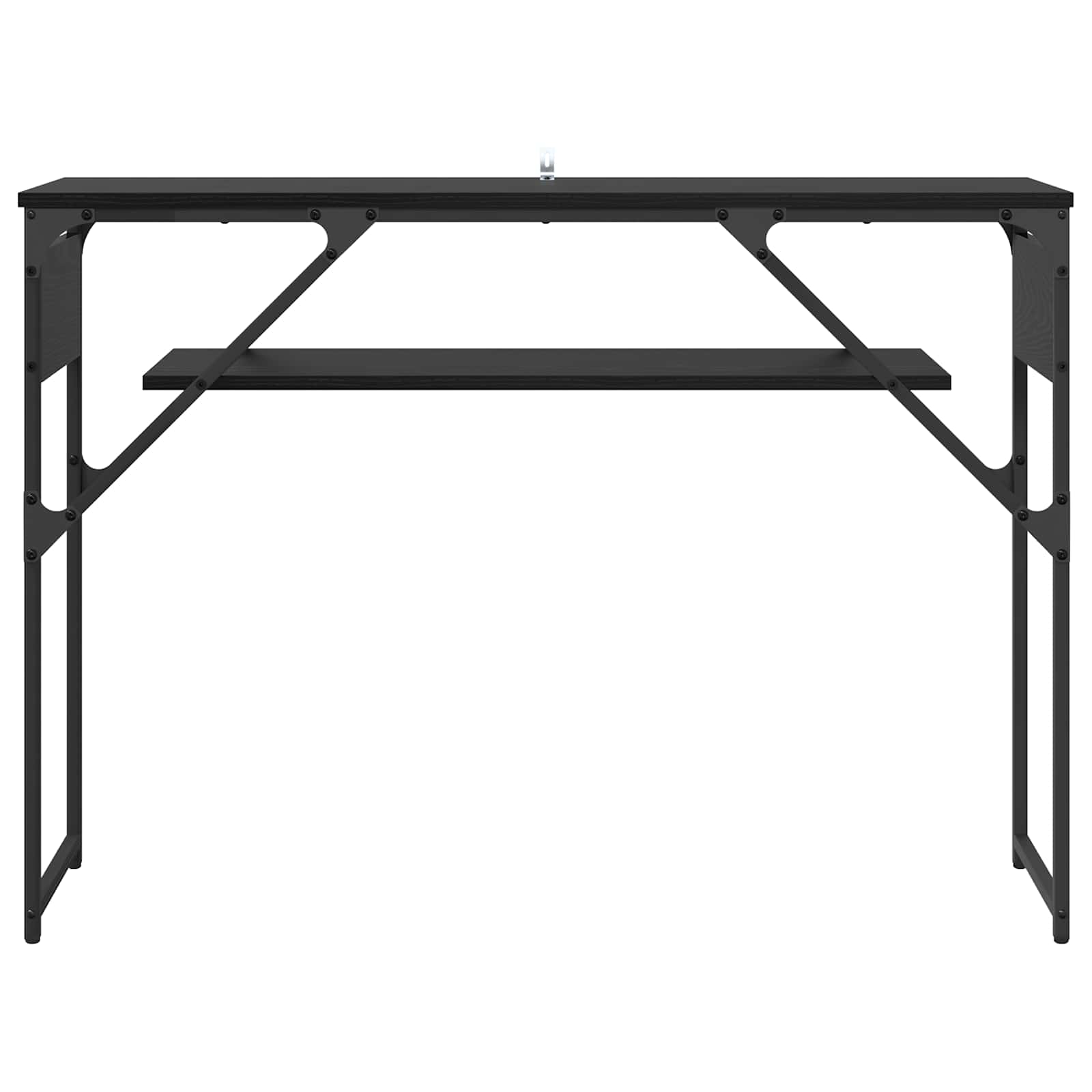vidaXL Konsolentisch Schwarz Eichen-Optik 105x30x75cm Holzwerkstoff