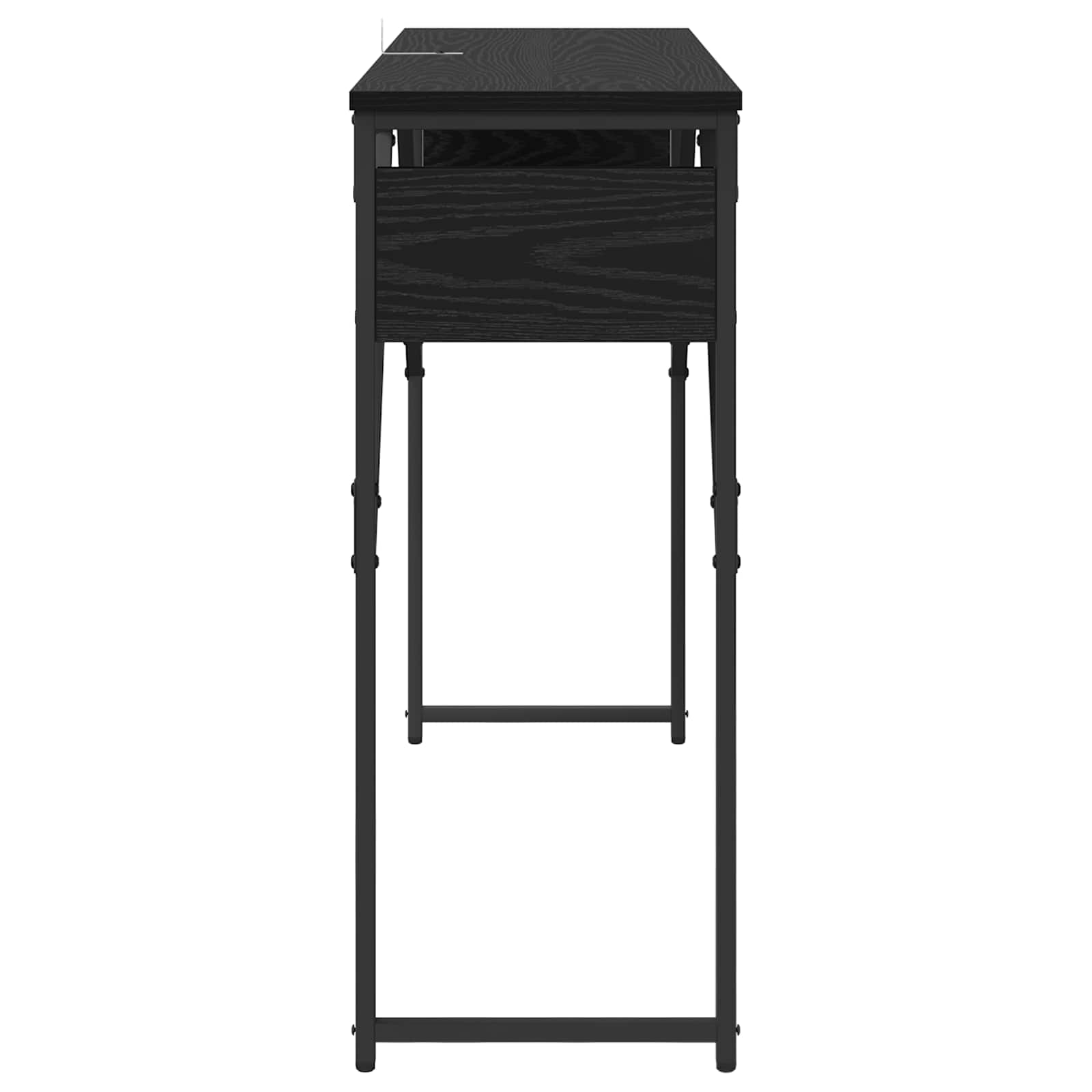 vidaXL Konsolentisch Schwarz Eichen-Optik 105x30x75cm Holzwerkstoff