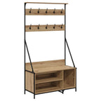 vidaXL Kleiderständer Artisan-Eiche 100 x 41 x 184 cm Holzwerkstoff