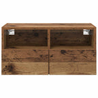 vidaXL TV-Wandschrank Altholz 60 x 30 x 30 cm Holzwerkstoff