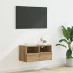 vidaXL TV-Wandschrank Artisan-Eiche 60 x 30 x 30 cm Holzwerkstoff