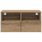vidaXL TV-Wandschrank Artisan-Eiche 60 x 30 x 30 cm Holzwerkstoff