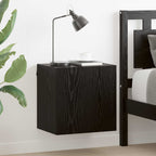 vidaXL TV-Wandschrank Schwarz Eichen-Optik 40,5x30x40cm Holzwerkstoff